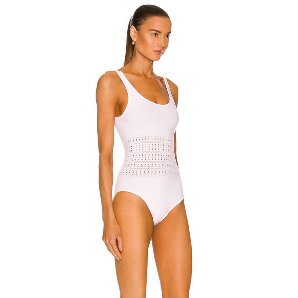 Designer Alaia Corset Seamless One Piece Swimsuit New